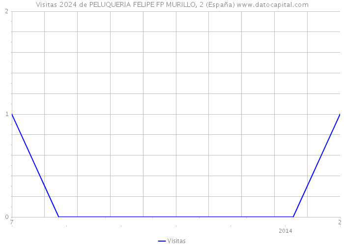 Visitas 2024 de PELUQUERIA FELIPE FP MURILLO, 2 (España) 