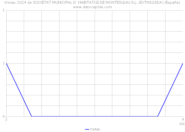 Visitas 2024 de SOCIETAT MUNICIPAL D`HABITATGE DE MONTESQUIU S.L. (EXTINGUIDA) (España) 