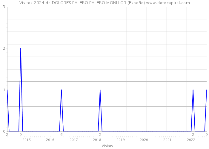 Visitas 2024 de DOLORES PALERO PALERO MONLLOR (España) 