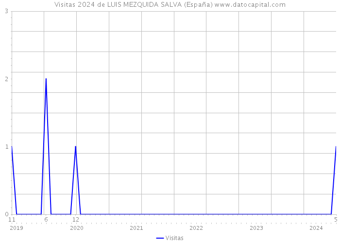 Visitas 2024 de LUIS MEZQUIDA SALVA (España) 