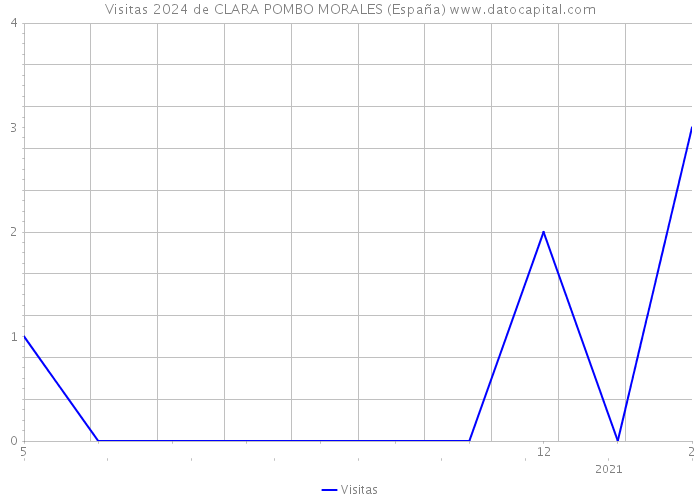 Visitas 2024 de CLARA POMBO MORALES (España) 