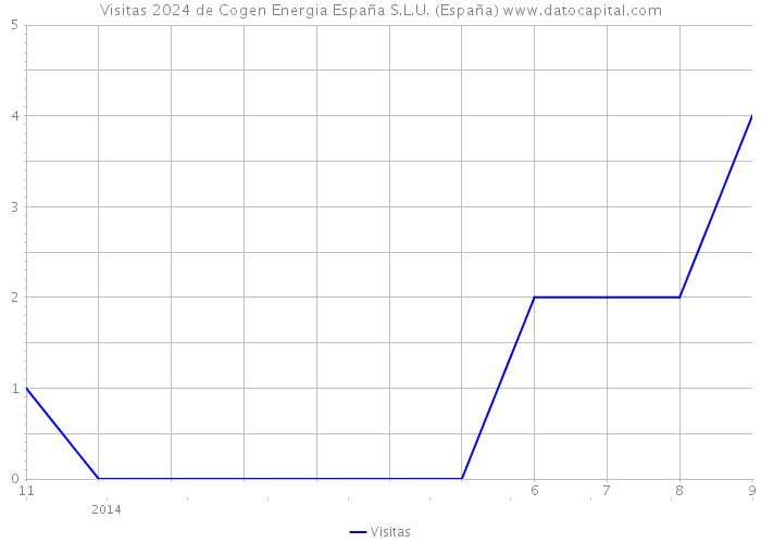 Visitas 2024 de Cogen Energia España S.L.U. (España) 