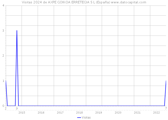 Visitas 2024 de AXPE GOIKOA ERRETEGIA S L (España) 