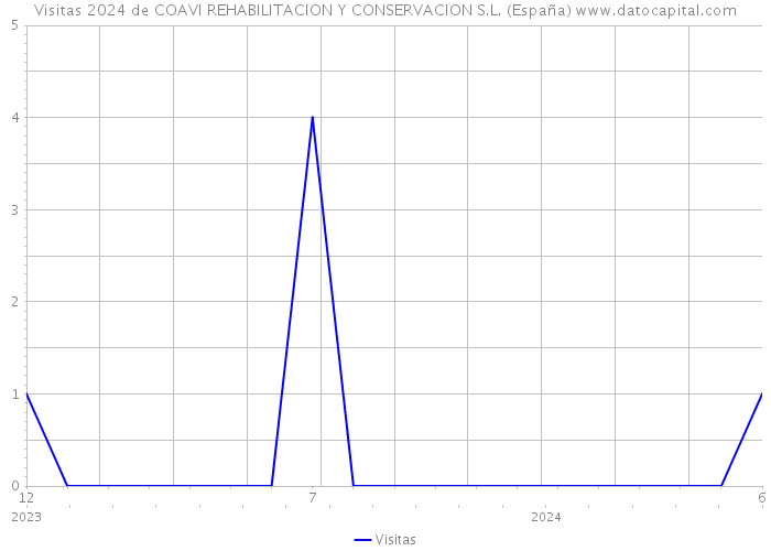 Visitas 2024 de COAVI REHABILITACION Y CONSERVACION S.L. (España) 