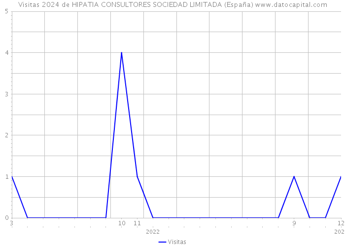 Visitas 2024 de HIPATIA CONSULTORES SOCIEDAD LIMITADA (España) 