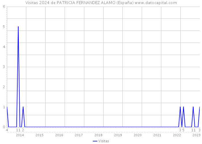 Visitas 2024 de PATRICIA FERNANDEZ ALAMO (España) 