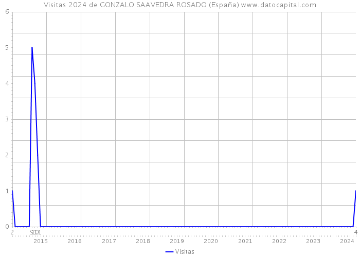 Visitas 2024 de GONZALO SAAVEDRA ROSADO (España) 