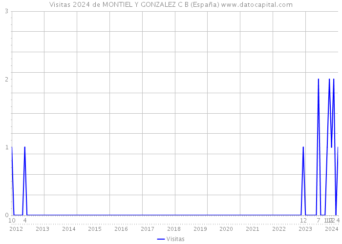 Visitas 2024 de MONTIEL Y GONZALEZ C B (España) 