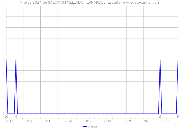 Visitas 2024 de SALOMON MELLADO FERNANDEZ (España) 
