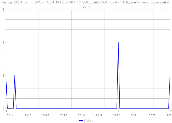 Visitas 2024 de FIT SPORT CENTRO DEPORTIVO SOCIEDAD COOPERATIVA (España) 