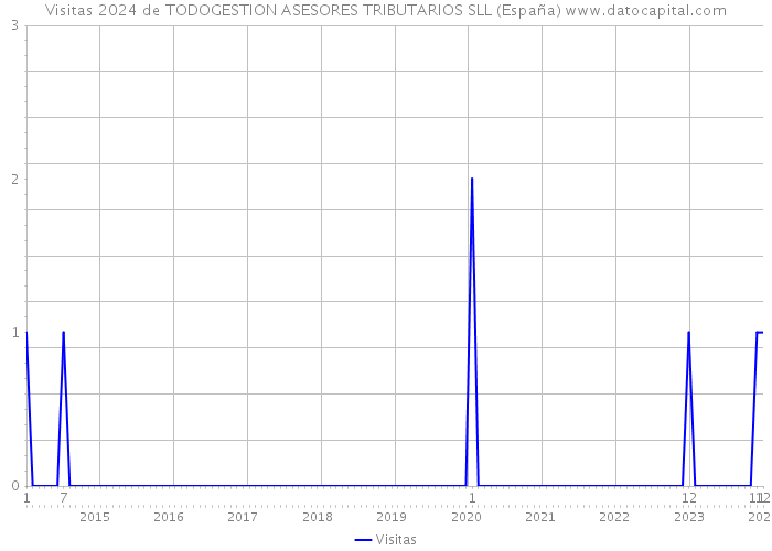 Visitas 2024 de TODOGESTION ASESORES TRIBUTARIOS SLL (España) 