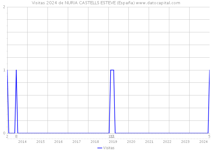 Visitas 2024 de NURIA CASTELLS ESTEVE (España) 