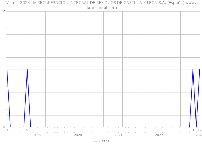 Visitas 2024 de RECUPERACION INTEGRAL DE RESIDUOS DE CASTILLA Y LEON S.A. (España) 