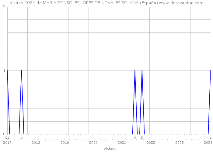 Visitas 2024 de MARIA SONSOLES LOPEZ DE NOVALES SOLANA (España) 