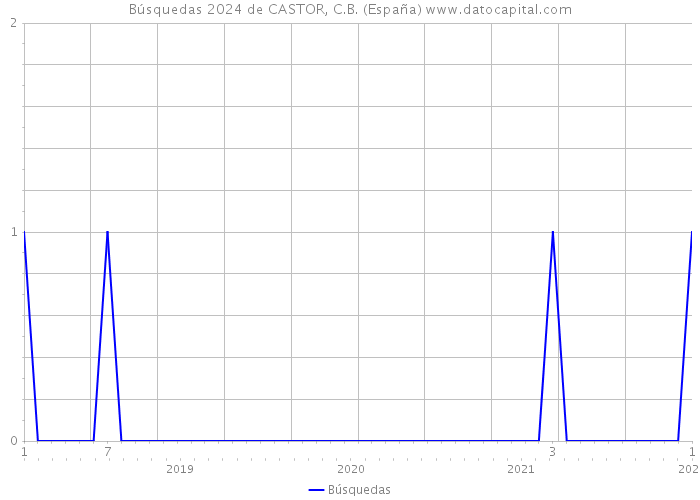 Búsquedas 2024 de CASTOR, C.B. (España) 