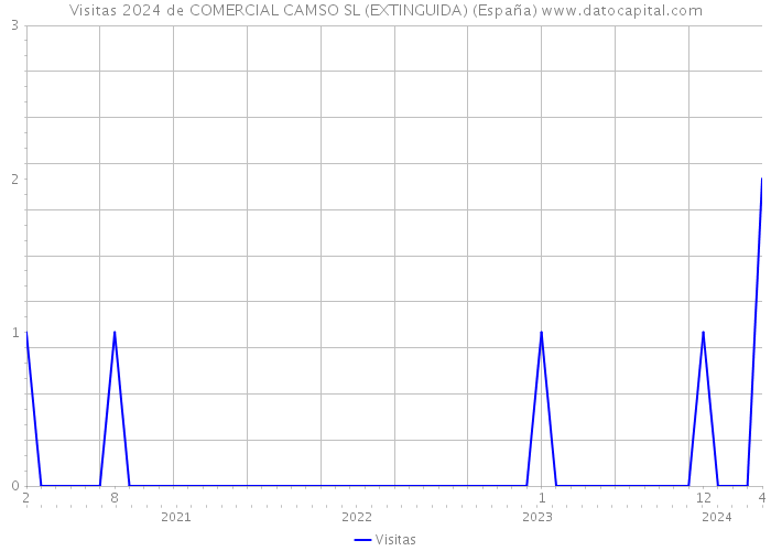 Visitas 2024 de COMERCIAL CAMSO SL (EXTINGUIDA) (España) 