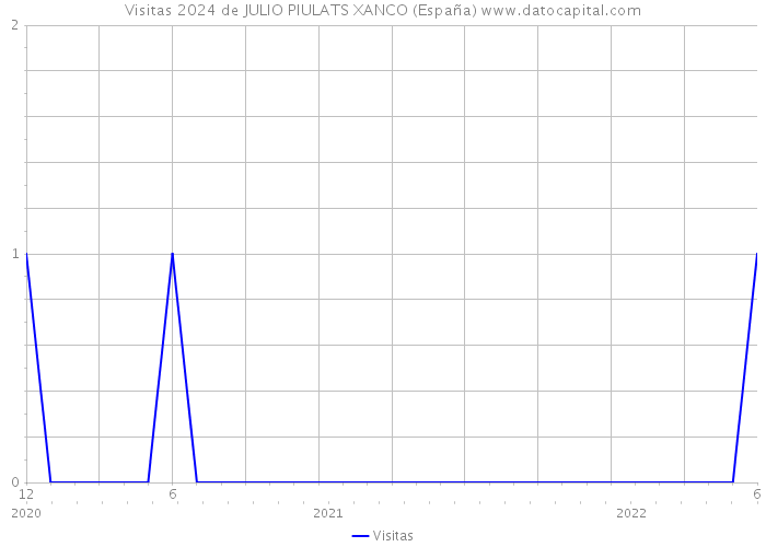 Visitas 2024 de JULIO PIULATS XANCO (España) 