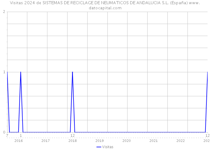 Visitas 2024 de SISTEMAS DE RECICLAGE DE NEUMATICOS DE ANDALUCIA S.L. (España) 