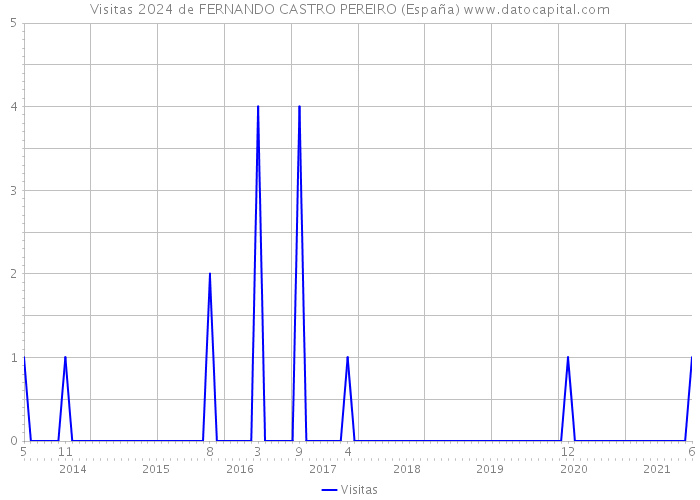 Visitas 2024 de FERNANDO CASTRO PEREIRO (España) 
