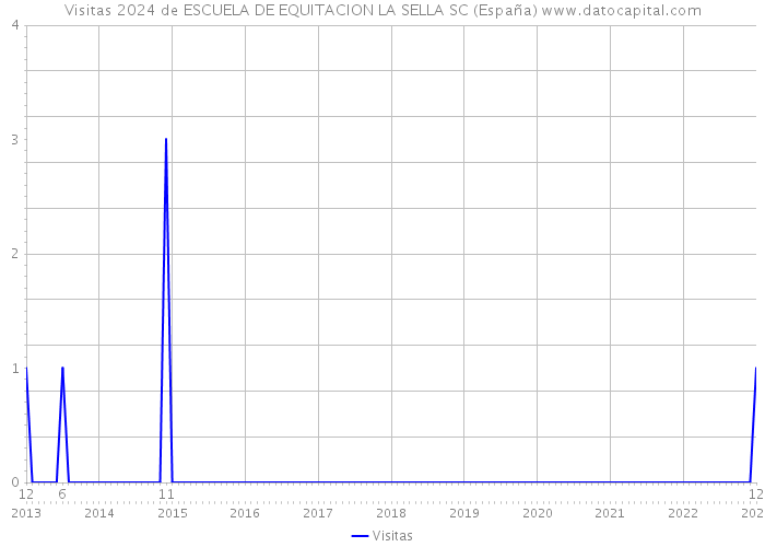 Visitas 2024 de ESCUELA DE EQUITACION LA SELLA SC (España) 
