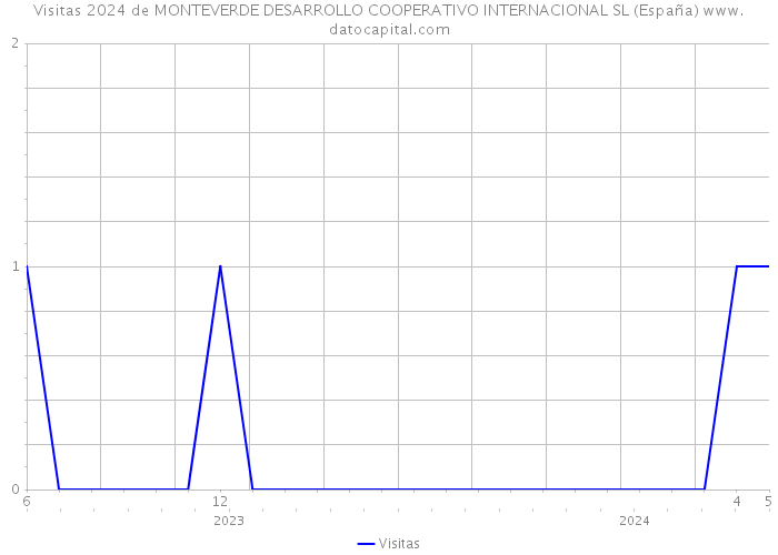 Visitas 2024 de MONTEVERDE DESARROLLO COOPERATIVO INTERNACIONAL SL (España) 