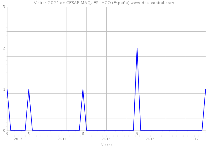 Visitas 2024 de CESAR MAQUES LAGO (España) 