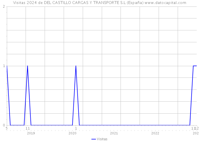 Visitas 2024 de DEL CASTILLO CARGAS Y TRANSPORTE S.L (España) 
