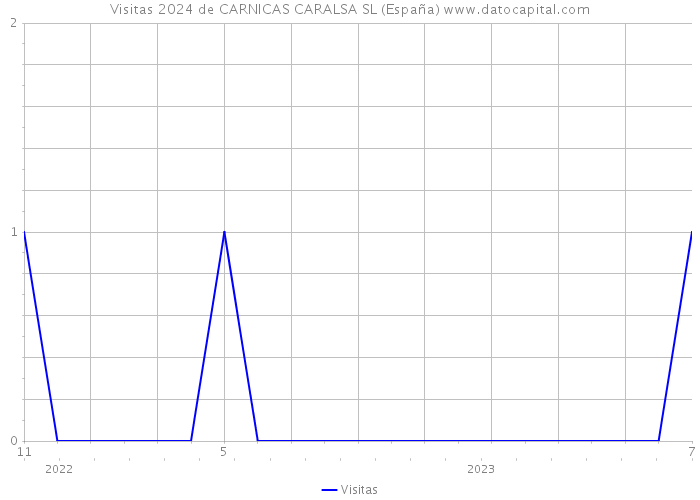 Visitas 2024 de CARNICAS CARALSA SL (España) 