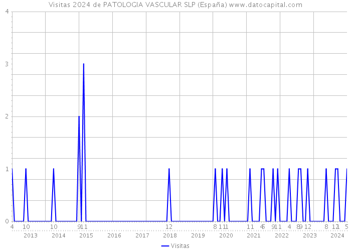 Visitas 2024 de PATOLOGIA VASCULAR SLP (España) 