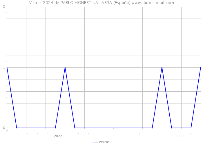 Visitas 2024 de PABLO MONESTINA LABRA (España) 