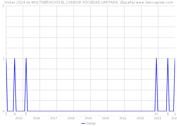 Visitas 2024 de MULTISERVICIOS EL CONDOR SOCIEDAD LIMITADA. (España) 