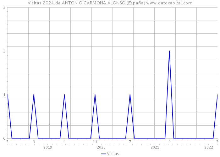 Visitas 2024 de ANTONIO CARMONA ALONSO (España) 