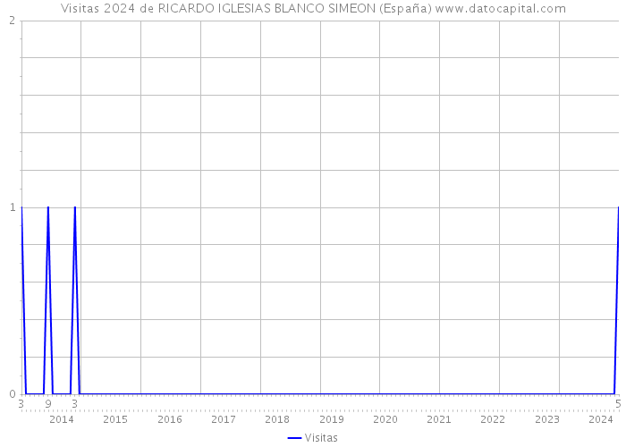 Visitas 2024 de RICARDO IGLESIAS BLANCO SIMEON (España) 