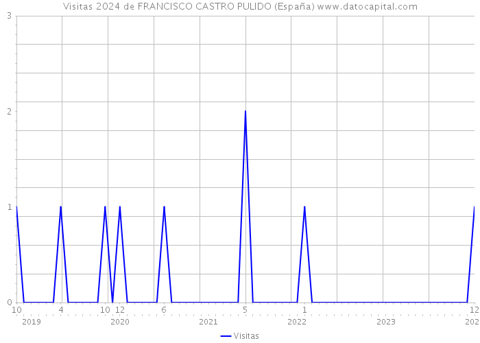Visitas 2024 de FRANCISCO CASTRO PULIDO (España) 