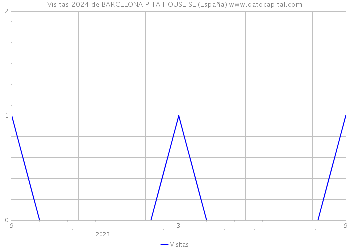 Visitas 2024 de BARCELONA PITA HOUSE SL (España) 