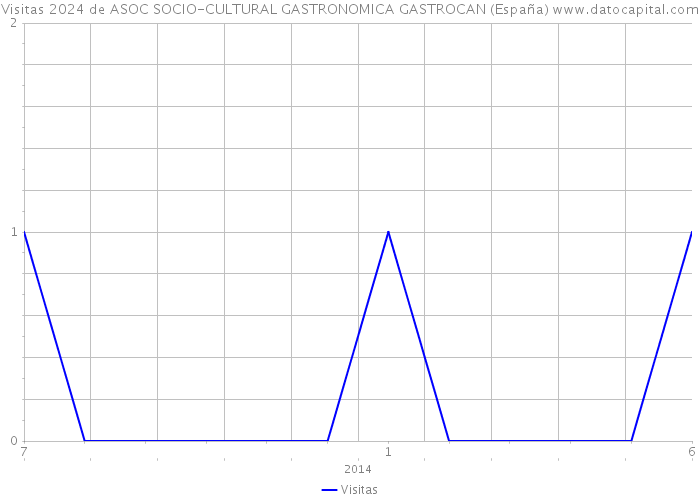 Visitas 2024 de ASOC SOCIO-CULTURAL GASTRONOMICA GASTROCAN (España) 
