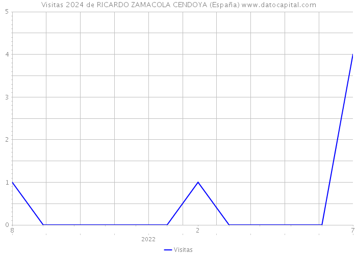 Visitas 2024 de RICARDO ZAMACOLA CENDOYA (España) 
