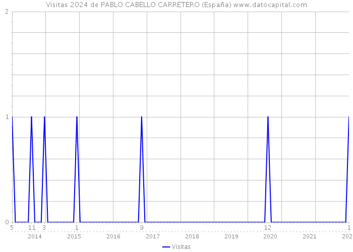 Visitas 2024 de PABLO CABELLO CARRETERO (España) 