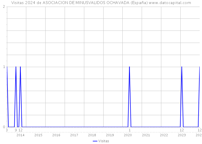 Visitas 2024 de ASOCIACION DE MINUSVALIDOS OCHAVADA (España) 