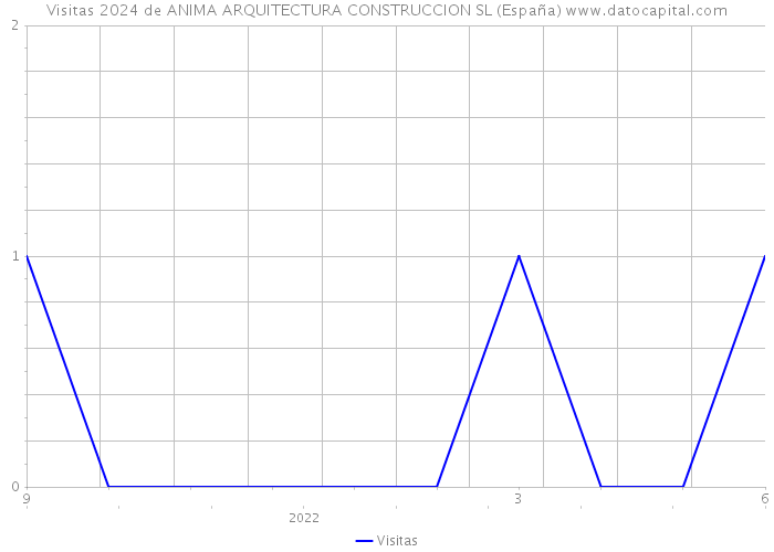 Visitas 2024 de ANIMA ARQUITECTURA CONSTRUCCION SL (España) 