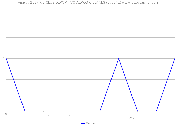 Visitas 2024 de CLUB DEPORTIVO AEROBIC LLANES (España) 