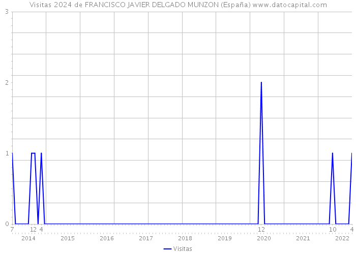 Visitas 2024 de FRANCISCO JAVIER DELGADO MUNZON (España) 
