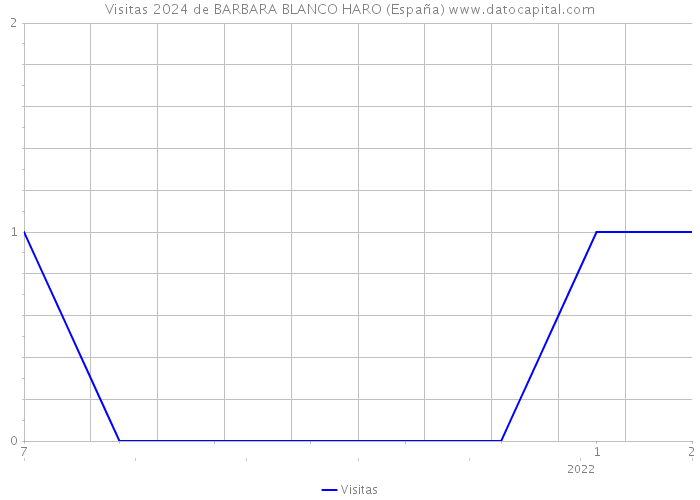Visitas 2024 de BARBARA BLANCO HARO (España) 