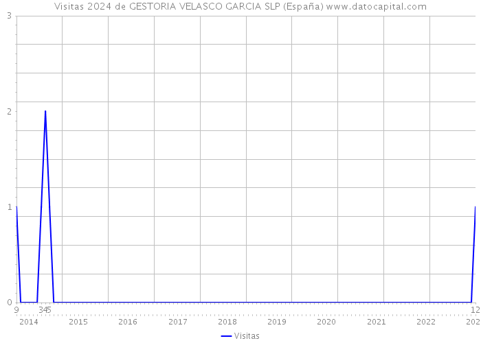 Visitas 2024 de GESTORIA VELASCO GARCIA SLP (España) 