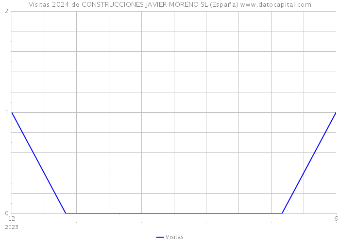Visitas 2024 de CONSTRUCCIONES JAVIER MORENO SL (España) 