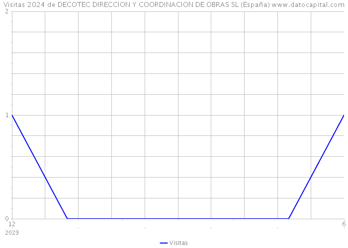 Visitas 2024 de DECOTEC DIRECCION Y COORDINACION DE OBRAS SL (España) 