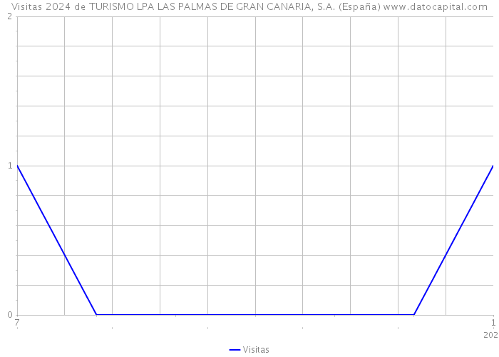 Visitas 2024 de TURISMO LPA LAS PALMAS DE GRAN CANARIA, S.A. (España) 