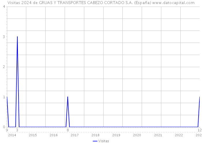 Visitas 2024 de GRUAS Y TRANSPORTES CABEZO CORTADO S.A. (España) 