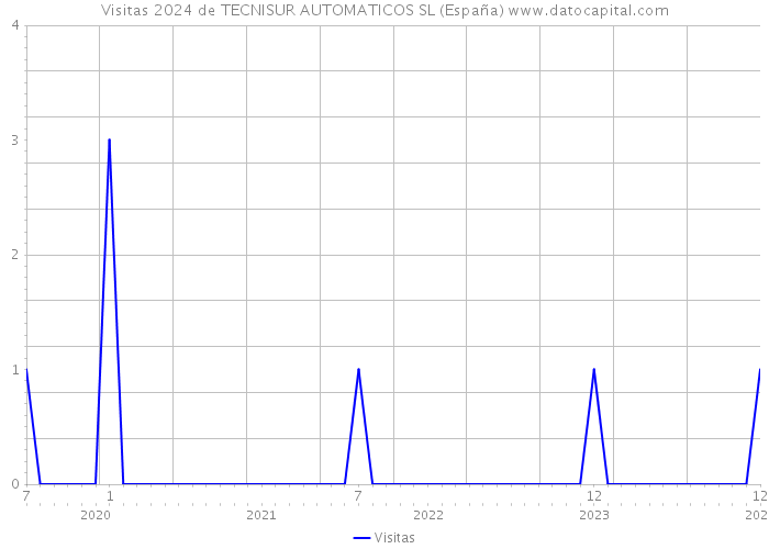 Visitas 2024 de TECNISUR AUTOMATICOS SL (España) 