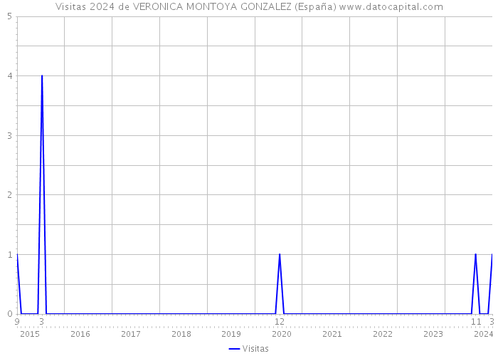 Visitas 2024 de VERONICA MONTOYA GONZALEZ (España) 